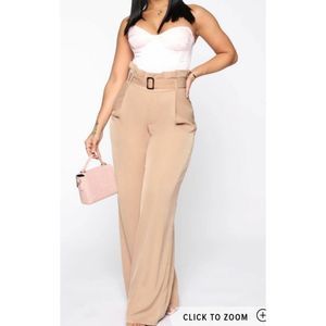 Snatched Paper Bag Waist Pants